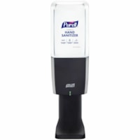 Distributeur de désinfectant ES10 PURELL® - Automatique - 1,27 quart (1200 mL) Capacité - Sans contact, Fixation Murale, Rechargeable - Graphite - 1 / Unité