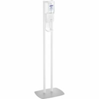 PURELL® ES10 Floor Stand with White Automatic Dispenser, 1200 mL - Automatic - 1.27 quart (1200 mL) Capacity - Freestanding, Floor Standing, Sturdy - White - 1 / Unit