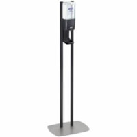 PURELL® ES10 Floor Stand with Graphite Automatic Dispenser, 1200 mL - Automatic - 1.27 quart (1200 mL) Capacity - Freestanding, Floor Standing, Sturdy - Graphite - 1 / Unit