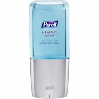 Distributeur de savon liquide ES10 PURELL® - 1,27 quart (1200 mL) Capacité - Sans contact, Fixation Murale, Rechargeable - Chrome - 1 / Unité