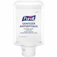 PURELL® Advanced Hand Sanitizer Foam Refill - 1.27 quart (1200 mL) - Skin - Clear - Fragrance-free, Non-drying, Paraben-free, Phthalate-free, Sulfate-free, Anti-irritant - 2 / Case