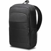 Étui de transport (Sac à dos) pour 15,6 po (396,24 mm) à 16 po (406,40 mm) Ordinateur Portable - Noir Kensington - Résistant à la Pression - Polyester, Tissu maille, Polyester RPET Corps - Bandoulière