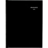 ACCO DayMinder Premiere Diary - Weekly - January 2024 - December 2024 - 7:00 AM to 9:45 PM - Monday - Friday - 1 Week Single Page Layout - 8" x 11" Sheet Size - Twin Wire - BlackMonthly Tab, Bilingual, Hard Cover - 1 Each