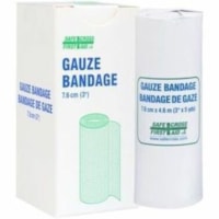 Safecross Gauze Bandage Roll, 7.6 cm x 4.6 m, 1/Unit Box - 3" (76.20 mm) Width x 15 ft (4572 mm) Length - Cotton - 1 / Box