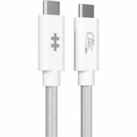 Hyper HyperDrive Next USB4 Type-C Performance Cable (1.2m/4ft) - 3.9 ft (1.20 m) USB4 Data Transfer Cable for Audio/Video Device, USB Device, MacBook, PC, Notebook, Tablet, Phone, MacBook Pro, iPhone, Gaming Console - First End: 1 x USB4 Type C - Male - Second End: 1 x USB4 Type C - Male - 40 Gbit/s