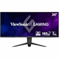 ViewSonic VX3418-2K 34" (863.60 mm) Class UW-QHD Gaming LED Monitor - 21:9 - Black - 34" (863.60 mm) Viewable - Vertical Alignment (VA) - LED Backlight - 3440 x 1440 - FreeSync Premium - 300 cd/m² - 1 ms - HDMI - DisplayPort