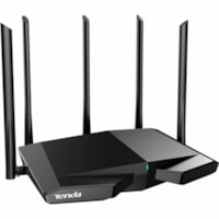 Routeur sans fil TX27 Pro Wi-Fi 6E Ethernet, Câble Tenda - Triples Bandes - 2,40 GHz Bande ISM - 6 GHz Bande UNII - 708,13 Mo/s Vitesse sans fil - 3 x Port réseau - 1 x Port Broadbandband - Gigabit Ethernet - VPN compatible