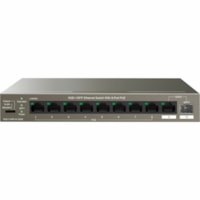 Tenda TEG1110PF-8-102W  9GE+1SFP Ethernet Switch With 8-Port PoE - 8 Ports - Gigabit Ethernet - 10/100/1000Base-T, 100/1000Base-X - 2 Layer Supported - 1 SFP Slots - 102 W Power Consumption - 92 W PoE Budget - Twisted Pair, Optical Fiber - PoE Ports - Desktop, Wall Mountable - 3 Year Limited Warrant