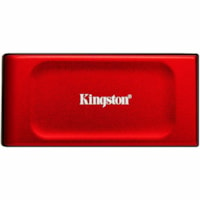 Disque SSD XS1000 1 To Portable - Externe - Rouge Kingston - USB 3.2 (Gen 2) - 1050 Mo/s Taux de transfer maximale en lecture