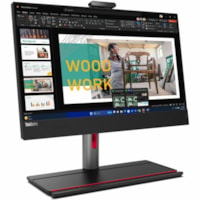 Lenovo ThinkCentre M90a Gen 5 12SH002CUS All-in-One Computer - Intel Core i5 14th Gen i5-14500 - vPro Technology - 16 GB - 256 GB SSD - 23.8" Full HD - Desktop - Black - Intel Q670 Chip - 1920 x 1080 - Windows 11 Pro - NVIDIA GeForce MX570A 4 GB GDDR6 - DVD-Writer - English Keyboard - IEEE 802.11ax 