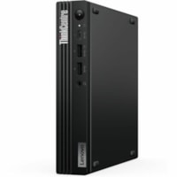 Lenovo ThinkCentre M75q Gen 5 12RQ001PUS Desktop Computer - AMD Ryzen 7 PRO 8700GE - 32 GB - 512 GB SSD - Tiny - Black - AMD PRO 600 Chip - Windows 11 Pro - AMD Radeon 780M DDR5 SDRAM - English Keyboard - IEEE 802.11ax - 90 W