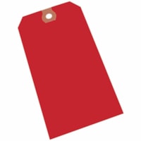 Crownhill Multipurpose Tags, Size #8, Red, 1,000/BX - #8 - 6.25" (158.75 mm) Length x 3.12" (79.25 mm) Width - Red - 1000 / Box