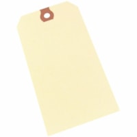 Crownhill Shipping Tag - #8 - 6.25" (158.75 mm) Length x 3.13" (79.38 mm) Width - Card Stock - Manila - 1000 / Pack