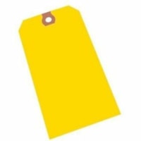 Crownhill Blank Shipping Tags, Yellow, #8, 1,000/CT - #8 - Yellow - 1000 / Carton