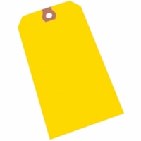 Crownhill Blank Shipping Tags, Yellow, #6, 1,000/CT - #6 - 1000 / Carton - Yellow