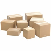 Crownhill Corrugated Shipping Boxes, Plain Brown Kraft, 9" x 6" x 6" , 25/PK - External Dimensions: 9" Length x 6" Width x 6" Height - 32 ECT - Corrugated - Brown Kraft - For Shipping, Storage - Recycled - 25 / Pack