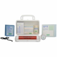 Crownhill SAFECROSS Basic First Aid Kit, British Columbia, 10-Unit, Plastic Box, Unitized - Plastic Case - 1 / Unit