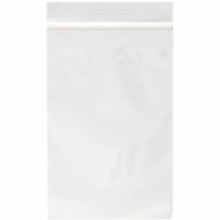 Crownhill Reclosable Bags, Clear, 3" x 5" , 1,000/CS - 3" (76.20 mm) Width x 5" (127 mm) Length x 2 mil (51 Micron) Thickness - Zipper Closure - Transparent - Plastic - Storage - 1000 / Case