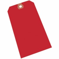 Crownhill Shipping Tag - #1 - 2.75" (69.85 mm) Length x 1.38" (34.92 mm) Width - 1000 / Carton - Red