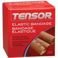 Bandage élastique Tensor - 2 po (50,80 mm) Largeur x 117,60 po (2987,04 mm) Longueur - Beige - Coton - 1 / Unité