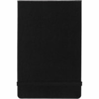 Moleskine Classic Reporter Notebook - Ruled Margin - 70 g/m² Grammage - 3 35/64" (90 mm) x 5 33/64" (140 mm) Sheet Size - Ivory Paper - Black Cover - Hard Cover, Rounded Corner, Elastic Closure, Acid-free Paper, Expandable Pocket, Reusable