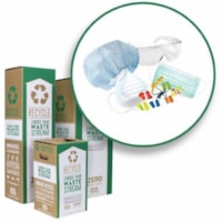 Bac de recyclage - Moyenne TerraCycle - Pour Services de santé, Bureau - hauteur de 40 po (1016 mm) x largeur de 11 po (279,40 mm) x profondeur de 11 po (279,40 mm)