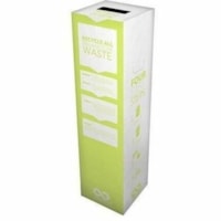 TerraCycle Break Room Separation, Zero Waste Recycling Box, Medium - Manual - For Lunchroom - 40" Height x 11" Width x 11" Depth