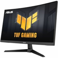 TUF VG27VQM1B 27" Class Full HD Curved Screen Gaming LED Monitor - 16:9 - 27" Viewable - Fast Vertical Alignment (VA) - LED Backlight - 1920 x 1080 - 1073.7 Million Colors (10-bit) - Adaptive Sync/FreeSync Premium - 250 cd/m² - 1 ms - 280 Hz Refresh Rate - Speakers - HDMI - DisplayPort