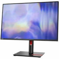 Moniteur LED ThinkVision T24d-30 24 po Classe WUXGA - 16:10 - Noir corbeau Lenovo - 24 po Visible - Technologie IPS - WLED Rétroéclairage - 1920 x 1200 - 16,7 Millions de Couleurs - 300 cd/m² - 4 ms - 100 Hz Fréquence de rafraîchissement - Hauts-Parleurs - HDMI - VGA - Disp