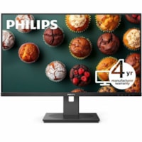 Philips - Moniteur LED 32B1U3900 32 po Classe 4K UHD - 16:9 - Noir - 31,5 po Visible - Alignement vertical (VA) - WLED Rétroéclairage - 3840 x 2160 - 1,07 milliard de couleurs - 350 cd/m² - 4 ms - 75 Hz Fréquence de rafraîchissement - Hauts-Parleurs - HDMI - DisplayPort - C