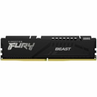 Kingston FURY Beast 16GB DDR5 SDRAM Memory Module - For Motherboard - 16 GB (1 x 16GB) - DDR5-6000/PC5-48000 DDR5 SDRAM - 6000 MHz Single-rank Memory - CL36 - 1.35 V - Non-ECC - Unbuffered - 288-pin - DIMM