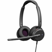 Casque IMPACT 460T Filaire Supra-auriculaire Stéréo - Noir EPOS - Certification Microsoft Teams - Stéréo - USB Type C - Filaire - 32 Ohm - 20 Hz à 20 kHz - Supra-auriculaire - Binaural - 5,9 pi (1,80 m) Câble - Élimination du bruit, Condensateur à é