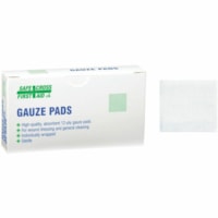 Safecross SAFECROSS Sterile Gauze Pads, 2" x 2" , 6/BX - 2" (50.80 mm) Width x 2" (50.80 mm) Length - 6 / Box