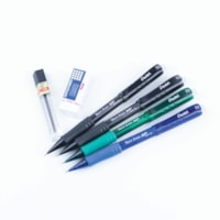 Pentel Twist-Erase EXPRESS Mechanical Pencil - 0.5 mm Lead - HB - Refillable - Assorted Barrel - 4 / Pack