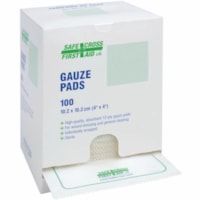 Éponge de gaze Safecross - 2 Pli - Blanc - Coton - 12 / emballage