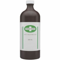 Peroxyde d'hydrogène pour les premiers soins Safecross - Pour Coupe, Égratignure, Blessure - 16,91 oz liq (500 mL) - 1 / Unité