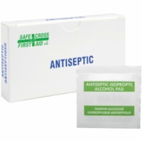 Safecross Safecross Antiseptic Alcohol Prep Pads, Box of 20 - 1.81" (46 mm) Width x 2.64" (67 mm) Length - White - 20 / Box