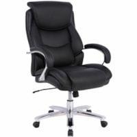 TygerClaw Executive High Back Big & Tall Office Chair - High Back - Black - Bonded Leather