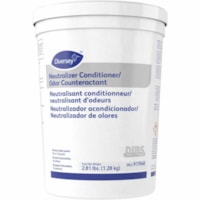 Diversey Neutralizer Conditioner/Odor Counteractant - For Surface, Floor - Powder - 14.2 g - 6.5 to 99 pH - Deodorize, Odorless, Water Soluble - Off White - 2 / Unit