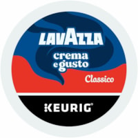 Lavazza K-Cup Single-Serve Coffee K-Cup Pods, Crema e Gusto, Box of 24 - Compatible with K-Cup Brewer - Medium - K-Cup - Crema e Gusto, Classic - Kosher - 24 / Box