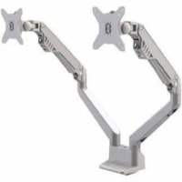 ergoCentric upCentric Mounting Arm for Monitor - Landscape/Portrait - Height Adjustable - 2 Display(s) Supported - 34" Screen Support - 17.96 kg Load Capacity - 75 x 75, 100 x 100 - VESA Mount Compatible - Cast Aluminum