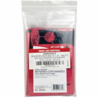 Sac poubelle First Aid Central - 37.85 L Capacité - largeur de 24po (609.60 mm) x longueur de 24po (609.60 mm) x épaisseur de 2.50 mil (63 Micron) - Rouge - Premiers secours, Déchets, Déchets dangereux - 2 / Sachet