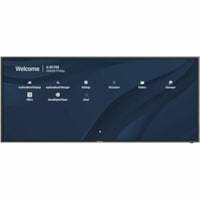 ViewSonic Écrans à affichages dynamiques CDE-UW CDE105UW - 105 po - Tecnologie IPA (In-Plane Switching) - 24 Heures/7 Jours Operation Cortex A76 - 8 Go DDR4 SDRAM - 5120 x 2160 - 21:9 - 6,50 ms - Direct LED - 500 cd/m² - 2160p - HDMI - USB - Série - Réseau sans-fil - Bluetoot