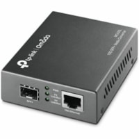 TP-Link MC420L Omada 10G Multi-Gigabit SFP Media Converter - 1 x Network (RJ-45) - Single-mode, Multi-mode - 10 Gigabit Ethernet - 10GBase-SR, 10GBase-LR, 10GBase-T - 1 x Expansion Slots - SFP+ - 1 x SFP+ Slots - Power Supply - Standalone, Desktop