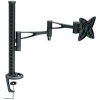 TygerClaw Desk Mount for Monitor - Black - 13" to 23" Screen Support - 33 lb (14968.55 g) Load Capacity - 75 x 75, 100 x 100 - VESA Mount Compatible