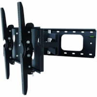 TygerClaw Wall Mount for Flat Panel Display, TV - Black - 32" to 92" Screen Support - 176 lb (79832.26 g) Load Capacity