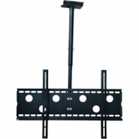 TygerClaw Ceiling Mount for Flat Panel Display, TV - Black - 32" to 63" Screen Support - 176 lb (79832.26 g) Load Capacity