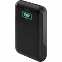 Powerbank BoostCharge Pro - Noir Belkin - Pour Universel, Smartphone, Tablette PC, Notebook, iPad, iPad Pro, iPad mini, MacBook Air, MacBook Pro, iPhone, Nintendo Switch - 20000 mAh - 3 x USB - Noir