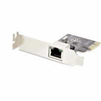 StarTech.com 1-Port Gigabit PCIe Network Adapter Card, Low-Profile 10/100/1000Mbps PCI Express NIC, Realtek RTL8111H, TAA Compliant - TAA-Compliant Gigabit Network Card with Realtek RTL8111H chip adds a 1Gbps ethernet interface to a desktop/server; Features link speed/activity LED indicators; WoL/VL