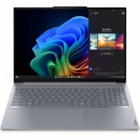 Lenovo ThinkBook 16 G7 QOY 21NH000QCA 16" Copilot+ PC Notebook - WUXGA - Qualcomm Snapdragon X Plus X1P-42-100 - 32 GB - 1 TB SSD - French, English Keyboard - Luna Gray - Qualcomm Chip - 1920 x 1200 - Windows 11 Pro - Qualcomm Adreno GPU - In-plane Switching (IPS) Technology - Front Camera/Webcam - 